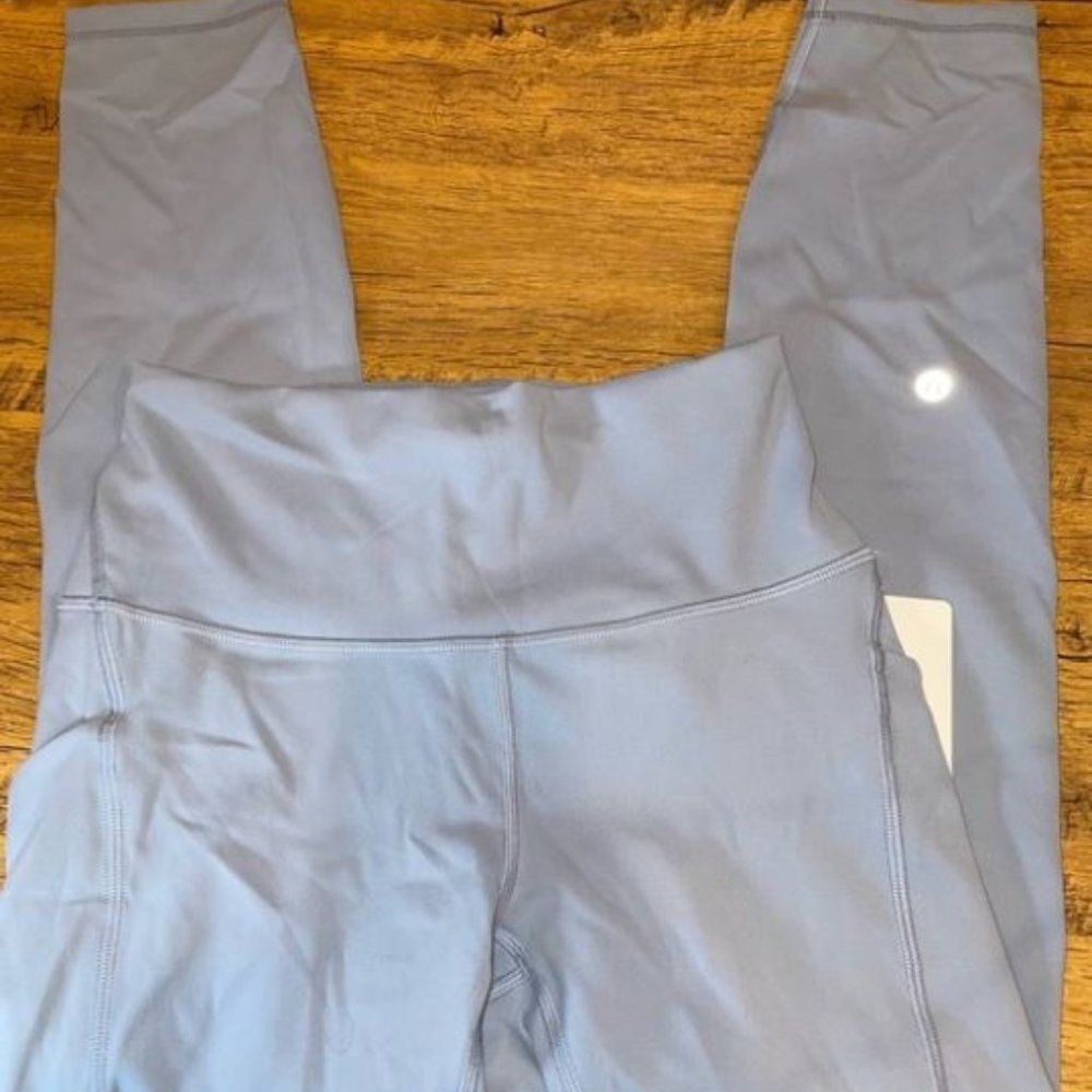 NWT lululemon Wunder Train HR Tight 28" Chambray Blue - Picture 5 of 5